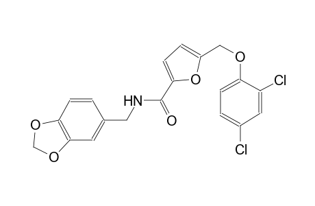 N-(1,3-benzodioxol-5-ylmethyl)-5-[(2,4-dichlorophenoxy)methyl]-2-furamide