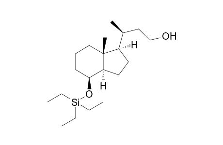 (20S)-Des-A,B-8.beta.-[(triethylsilyl)oxy]-24-norcholane-23-ol