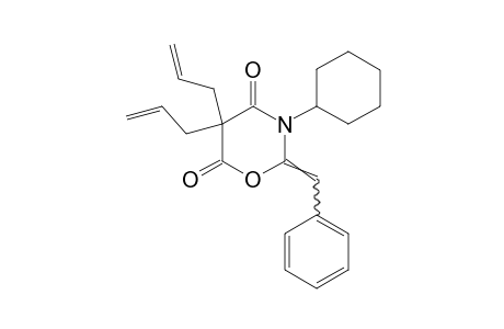 2-BENZYLIDENE-3-CYCLOHEXYL-5,5-DIALLYLDIHYDRO-4H-1,3-OXAZINE-4,6(5H)-DIONE