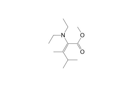 2-Pentenoic acid, 2-(diethylamino)-3,4-dimethyl-, methyl ester