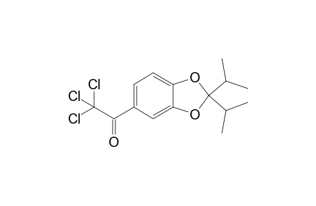 1-[2,2-Bis(1-methylethyl)-1,3-benzodioxol-5-yl]-2,2,2-trichloroethanone