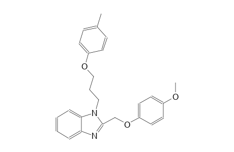 1H-1,3-Benzimidazole, 2-[(4-methoxyphenoxy)methyl]-1-[3-(4-methylphenoxy)propyl]-