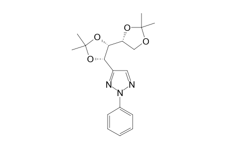 2-PHENYL-4-(D-ARABINO-DI-O-1',2',3',4'-ISOPROPYLIDENEBUTYL)-2H-1,2,3-TRIAZOLE