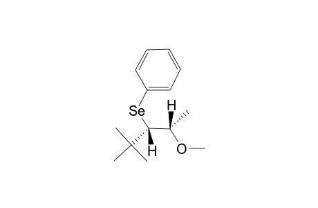ERYTHRO-3-BENZENESELENYL-4-METHOXY-2,2-DIMETHYL-PENTANE