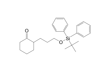 2-[3-[tert-butyl(diphenyl)silyl]oxypropyl]-1-cyclohexanone
