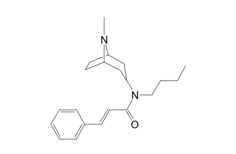 Propenamide, 3-phenyl-N-butyl-N-(8-methyl-8-azabicyclo[3.2.1]oct-3-yl)-