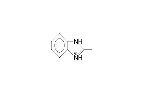 2-Methyl-benzimidazolium cation