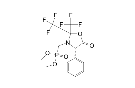 (4R)-2,2-BIS-(TRIFLUOROMETHYL)-3-(DIMETHOXYPHOSPHINOYL)-METHYL-4-PHENYL-1,3-OXAZOLIDIN-5-ONE