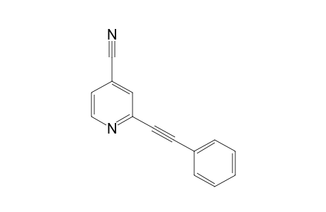 2-(Phenylethynyl)isonicotinonitrile