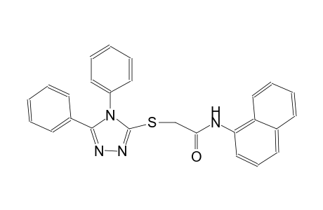 2-[(4,5-diphenyl-4H-1,2,4-triazol-3-yl)sulfanyl]-N-(1-naphthyl)acetamide