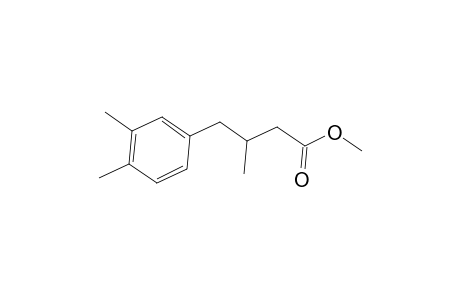 Benzenebutanoic acid, .beta.,3,4-trimethyl-, methyl ester