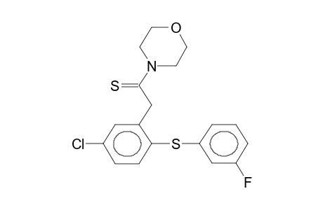 [5-CHLORO-2-(3-FLUOROPHENYLTHIO)PHENYL]ACETIC ACID THIOMORPHOLIDE