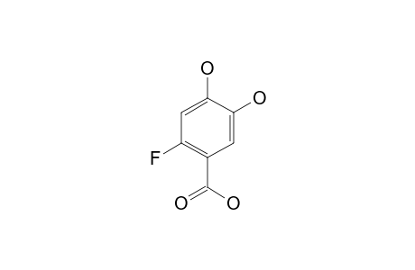 2-fluoro-4,5-dihydroxy-benzoic acid