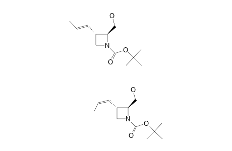 TERT.-BUTYL-(2S,3S)-2-(HYDROXYMETHYL)-3-(PROP-1-EN-1-YL)-AZETIDINE-1-CARBOXYLATE;MIXTURE-OF-ROTAMERS