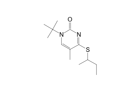 2(1H)-Pyrimidinone, 1-(1,1-dimethylethyl)-5-methyl-4-[(1-methylpropyl)thio]-