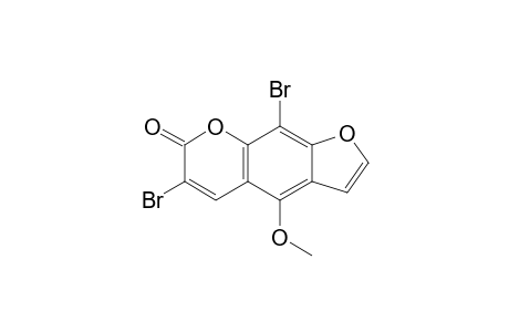 6,9-Dibromo-4-methoxy-furo[3,2-g]coumarin