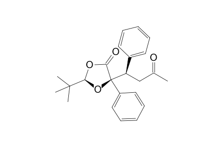 (2R,5S,1'R)-2-(tert-Butyl)-5-(3'-oxo-1'-phenylbutyl)-5-phenyl-1,3-dioxolan-4-one