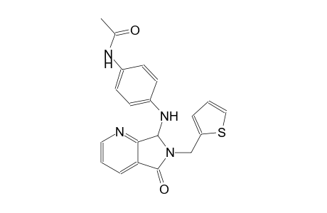 acetamide, N-[4-[[6,7-dihydro-5-oxo-6-(2-thienylmethyl)-5H-pyrrolo[3,4-b]pyridin-7-yl]amino]phenyl]-