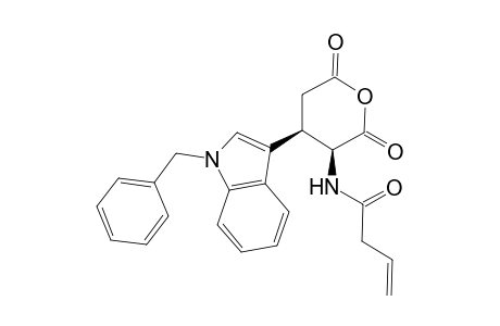 3-[3-N-(allylcarbonyl)amino-2,6-dioxotetrahydropyran-4-yl]-N-(benzyl)indole
