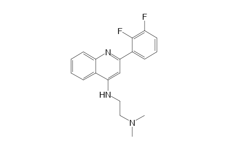 2-[[2-(2,3-difluorophenyl)-4-quinolyl]amino]ethyl-dimethyl-amine