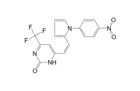 4-[(Z)-2-[1-(4-nitrophenyl)-2-pyrrolyl]ethenyl]-6-(trifluoromethyl)-1H-pyrimidin-2-one