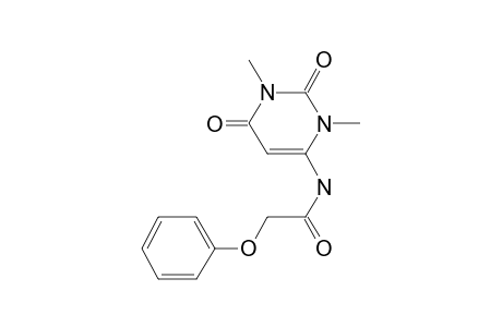 Acetamide, N-(1,3-dimethyl-2,6-dioxo-1,2,3,6-tetrahydropyrimidin-4-yl)-2-phenoxy-