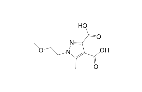 1-(2-Methoxyethyl)-5-methyl-1H-pyrazole-3,4-dicarboxylic acid