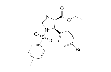 (4R,5R)-cis-4-(Ethoxycarbonyl)-5-(4-bromophenyl)-1-N-tosyl-2-imidazoline