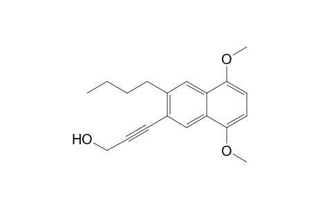 3-(3-Butyl-5,8-dimethoxynaphthalen-2-yl)prop-2-yn-1-ol