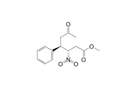METHYL-REL-(3S,4R)-3-NITRO-6-OXO-4-PHENYLHEPTANOATE
