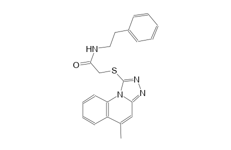 acetamide, 2-[(5-methyl[1,2,4]triazolo[4,3-a]quinolin-1-yl)thio]-N-(2-phenylethyl)-