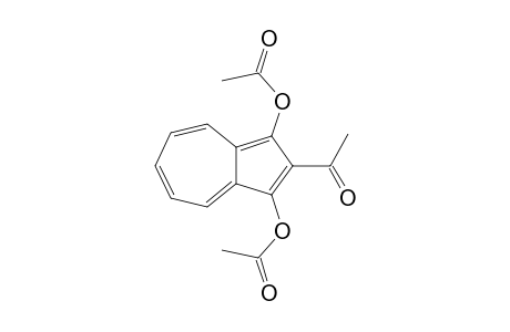 (2-acetyl-3-acetyloxyazulen-1-yl) acetate