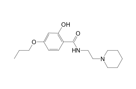 Benzamide, 2-hydroxy-4-propoxy-N-[2-(1-piperid-1-yl)ethyl-