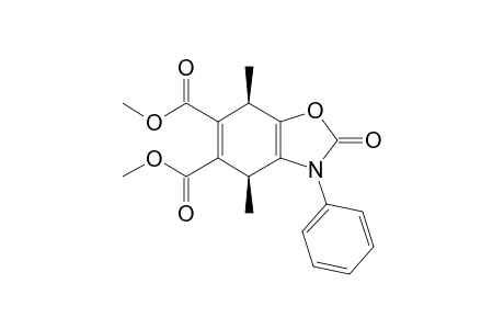 2,3,4,7-Tetrahydro-5,6-bis(methoxycarbonyl)-(4S,7R)-4,7-dimethyl-3-phenyl-(1,3)-benzoxazol-2-one