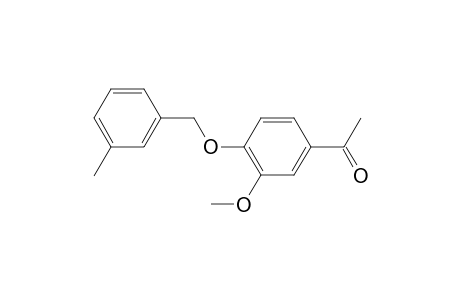 1-Ethanone, 1-[3-methoxy-4-[(3-methylphenyl)methoxy]phenyl]-
