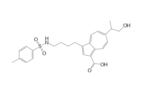 6-(2-Hydroxy-1-methyl)ethyl-3-[4-(4-toluenesulfonylamino)butyl]azulene-1-carboxylic acid