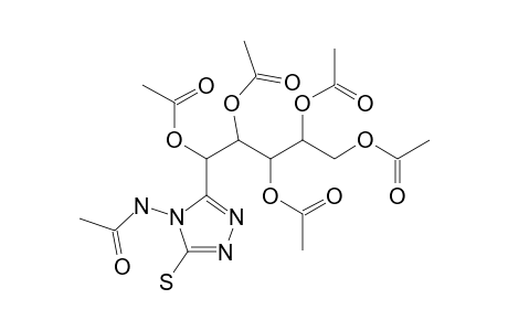 4-(ACETYLAMINO-3-(1,2,3,4,5-PENTA-O-ACETYL-D-GALACTO-PENTITOL-1-YL)-5-MERCAPTO-1,2,4-TRIAZOLE