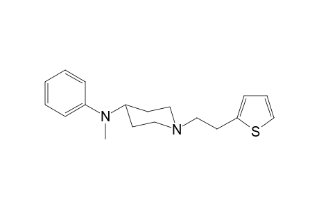 N-Methyl-N-phenyl-1-[2-(thiophen-2-yl)ethyl]piperidin-4-amine