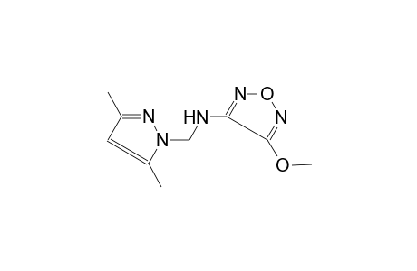 1,2,5-oxadiazol-3-amine, N-[(3,5-dimethyl-1H-pyrazol-1-yl)methyl]-4-methoxy-