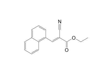 (E)-2-cyano-3-(1-naphthalenyl)-2-propenoic acid ethyl ester
