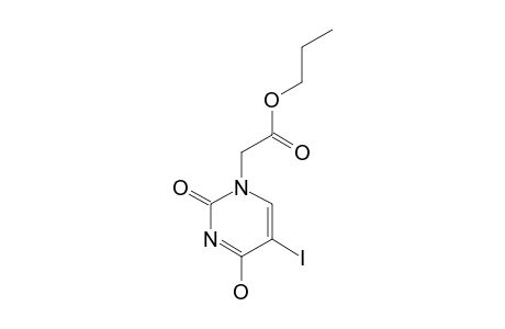 5-IODO-1-(N-PROPOXYCARBONYLMETHYL)-URACIL