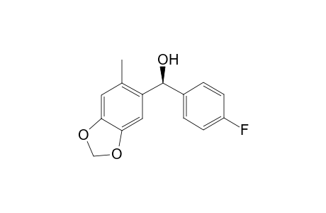 (S)-(4-Fluorophenyl)(6-methylbenzo[d][1,3]dioxol-5-yl)methanol