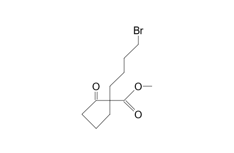Methyl 1-(4-bromo-butyl)-2-oxo-cyclopentane-1-carboxylate