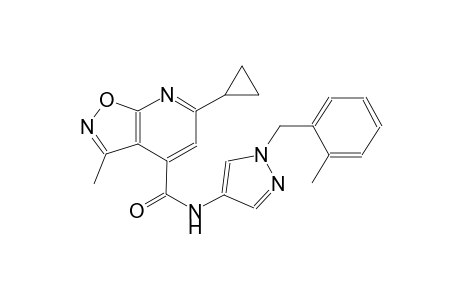 isoxazolo[5,4-b]pyridine-4-carboxamide, 6-cyclopropyl-3-methyl-N-[1-[(2-methylphenyl)methyl]-1H-pyrazol-4-yl]-