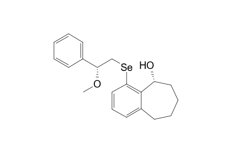 1-{[(R)-(2-Methoxy-2-phenyl)ethyl]seleno}-(S)-5,6,7,8-tetrahydro)benzocyclohepten-9-ol