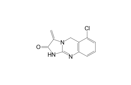 6-chloro-1,5-dihydro-3-methylidenimidazo[2,1-b]quinazolin-2(3H)-one