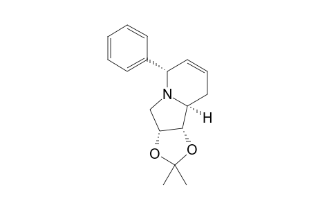 (3aR,6S,9aS,9bS)-2,2-Dimethyl-6-phenyl-3a,4,6,9,9a,9b-hexahydro[1,3]dioxolo[4,5-a]indolizine