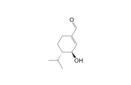 (3S,4S)-3-hydroxy-4-isopropyl-cyclohexene-1-carbaldehyde