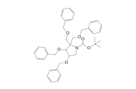 3,4-Bis(benzyloxy)-2,2-bis(benzyloxymethyl)-N-(tert-butoxycarbonyl)pyrrolidine