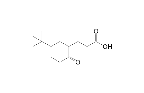 3-(5-tert-butyl-2-keto-cyclohexyl)propionic acid